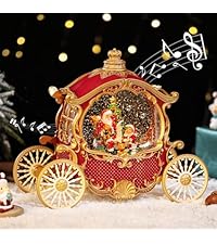 Amazon.co.jp: Lewondr スノードーム クリスマスオルゴール 馬車 Amazon.co.jp: Lewondr スノードーム クリスマスオルゴール 馬車